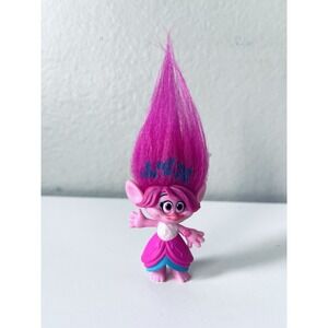 Trolls Movie Poppy Pink Figure Toy Figurine Pink Dreamworks